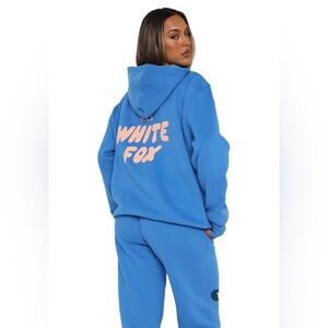 White Fox Vol 3 Blue Sweatshirt and Sweatpants set